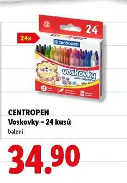 Lidl CENTROPEN Voskovky – 24 kusů nabídka