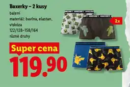 Lidl BOXERKY - 2 KUSY nabídka