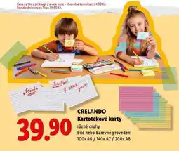 Lidl CRELANDO KARTOTÉKOVÉ KARTY nabídka