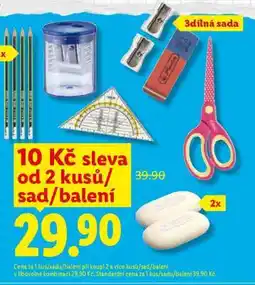 Lidl 3dílná sada nabídka
