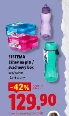 Lidl sistema Láhev na pití/svačinový box nabídka