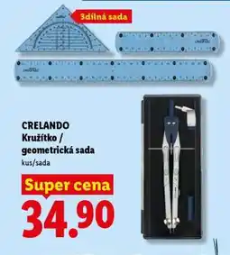 Lidl Crelando Kružítko / Geometrická sada nabídka