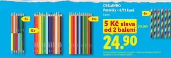 CRELANDO Pastelky – 6/12 kusů balení