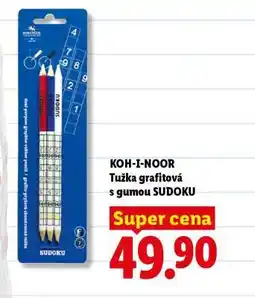 Lidl KOH-I-NOOR Tužka grafitová s gumou SUDOKU nabídka