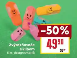 Billa Zvýrazňovače s klipem nabídka