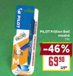 Billa PILOT FriXion Ball modrá nabídka