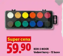 Lidl KOH-I-NOOR Vodové barvy – 12 barev nabídka