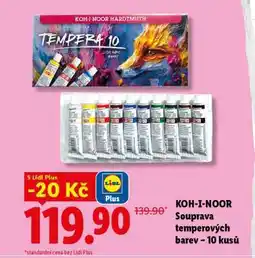 Lidl KOH-I-NOOR Souprava temperových barev – 10 kusů nabídka