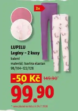 Lidl lupilu LEGÍNY 2 KUSY nabídka