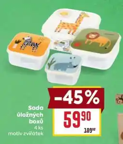 Billa Sada úložných boxů nabídka