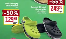 Billa Dětské clogsy limeta/černá nabídka