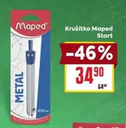 Billa Kružítko Maped Start nabídka