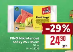 Billa Fino Mikrotenové sáčky 25 × 35 cm nabídka