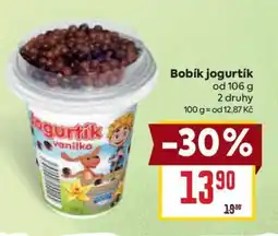 Billa BOBÍK JOGURTÍK nabídka
