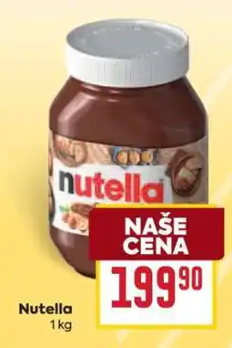 Billa Nutella nabídka