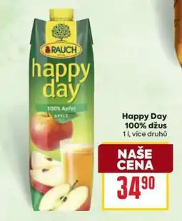 Billa Happy Day 100% džus nabídka