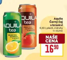 Billa AQUILA černý čaj s broskví nabídka