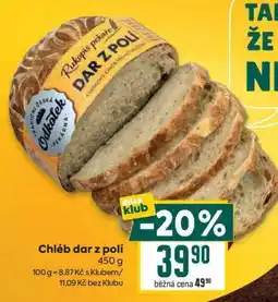 Billa Chléb dar z polí nabídka