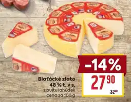 Billa Blaťácké zlato 48 % t. v s nabídka