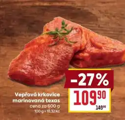 Billa Vepřová krkovice marinovaná texas nabídka