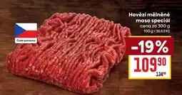 Billa Hovězí mleté maso speciál nabídka
