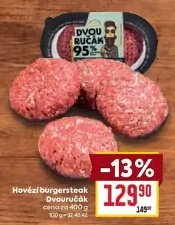 Billa Hovězí burgersteak Dvouručák nabídka