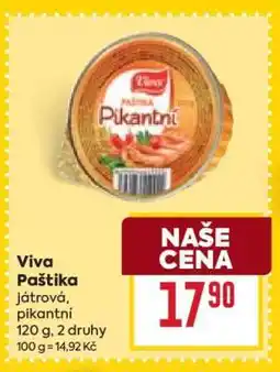 Billa Viva Paštika nabídka