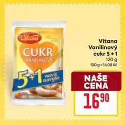 Billa Vitana Vanilinový cukr 5+1 nabídka