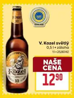 Billa V. Kozel světlý nabídka
