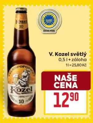 Billa V. Kozel světlý nabídka