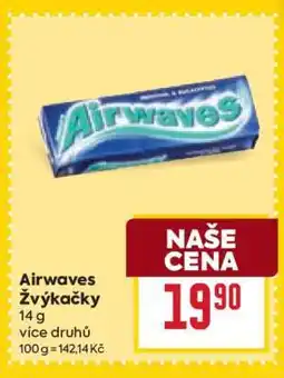 Billa Airwaves Žvýkačky nabídka