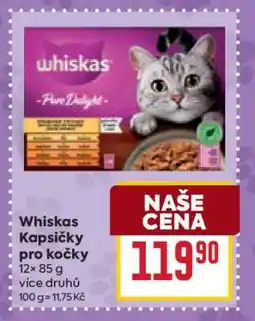 Billa Whiskas kapsičky pro kočky nabídka