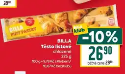 Billa BILLA Těsto listové nabídka