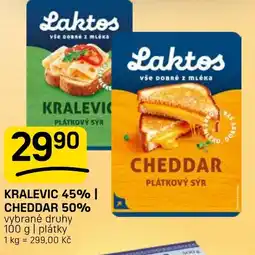 Flop Kralevic 45% | cheddar 50% nabídka