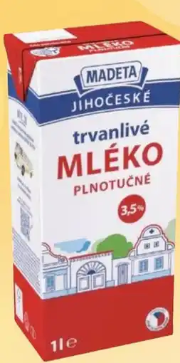Flop MADETA Jč mléko trvanlivé plnotučné 3,5 % nabídka