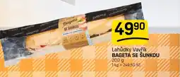 Flop Lahůdky vavřík bageta se šunkou nabídka