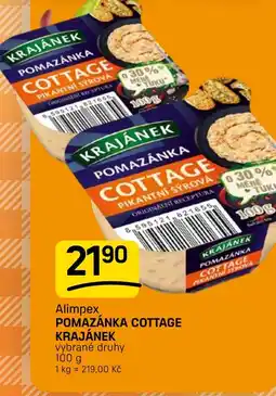 Flop Alimpex pomazánka cottage krajánek nabídka