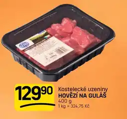Flop Kostelecké uzeniny hovězí na guláš nabídka