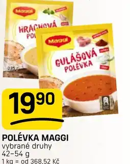 Flop Polévka Maggi nabídka