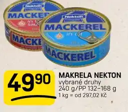 Flop Makrela nekton nabídka