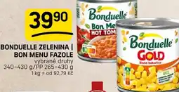 Flop Bonduelle zelenina | bon menu fazole nabídka