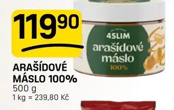 Arašídové máslo 100%