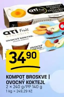 Flop Kompot broskve | ovocný koktejl nabídka