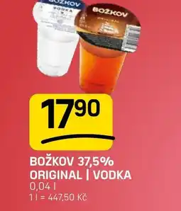 Flop Božkov 37,5% original | vodka nabídka