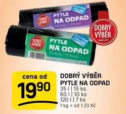 Flop Dobrý výběr pytle na odpad nabídka