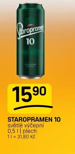 Flop Staropramen 10 světlé výčepní nabídka