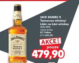 Kaufland JACK DANIEL'S Tennessee whiskey/ Likér na bázi whiskey 35%/40% nabídka