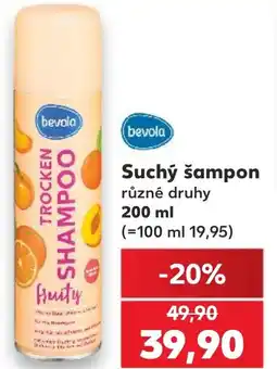 Kaufland Bevola Suchý šampon nabídka
