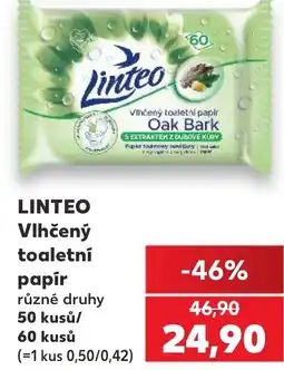 Kaufland LINTEO Vlhčený toaletní papír nabídka