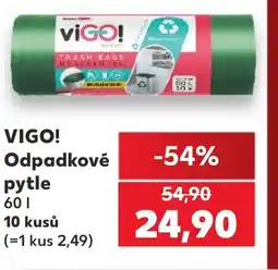 Kaufland VIGO! Odpadkové pytle nabídka